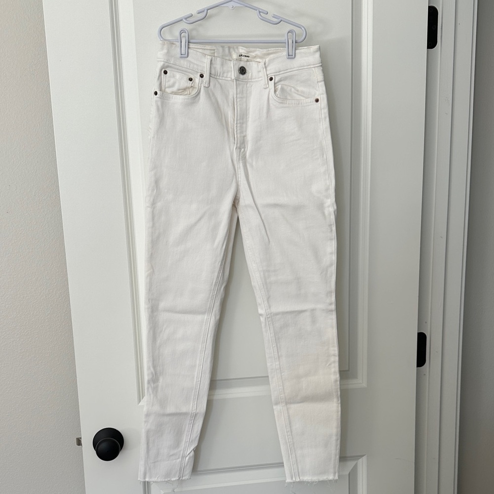 Grlfrnd Kendall Skinny Jean in White